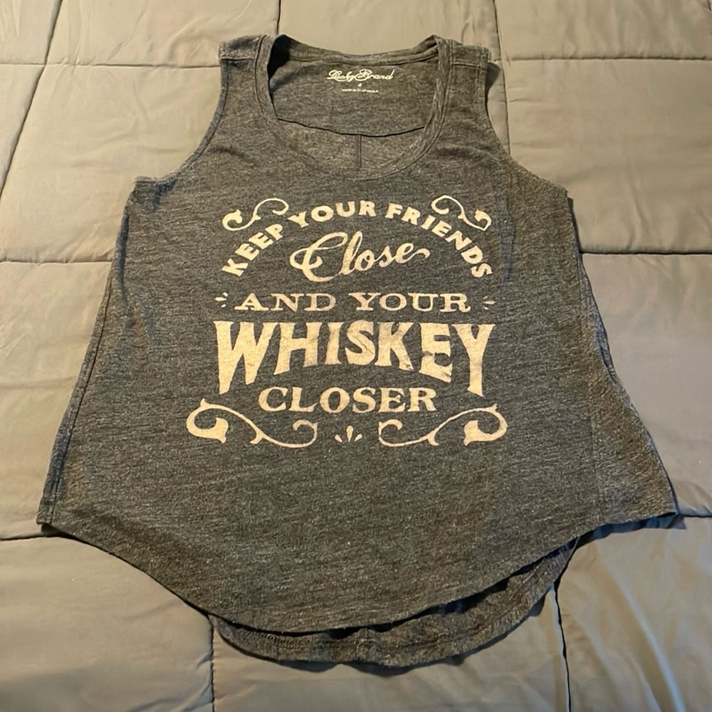 Lucky Brand “Keep Your Friends Close…” graphic tank